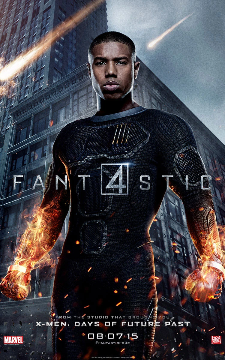 Human Torch Fant4stic Minecraft Skin