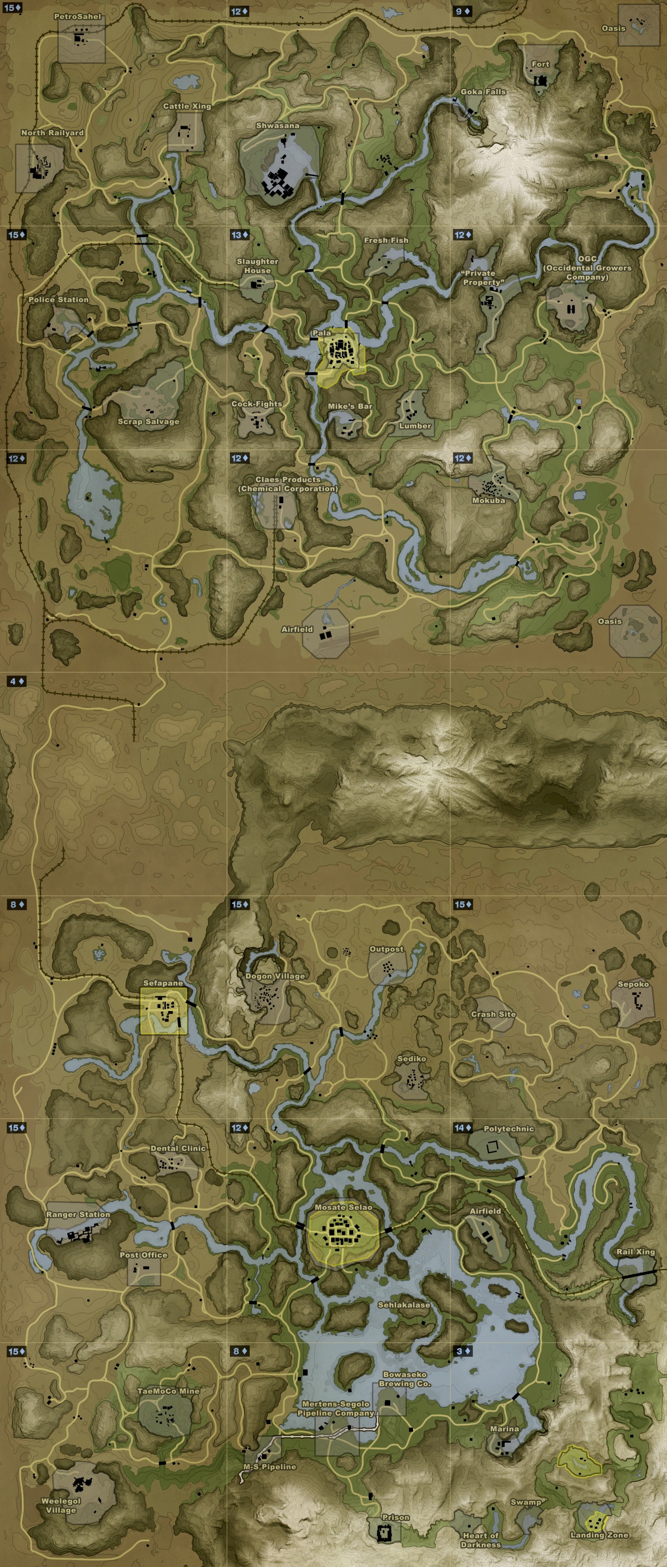 far cry 2 diamonds maps far cry 2 diamonds maps