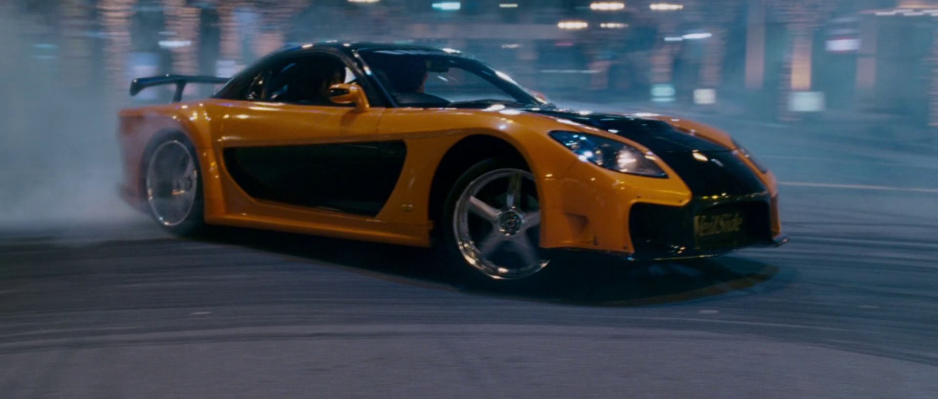 fast and furious han's orange car