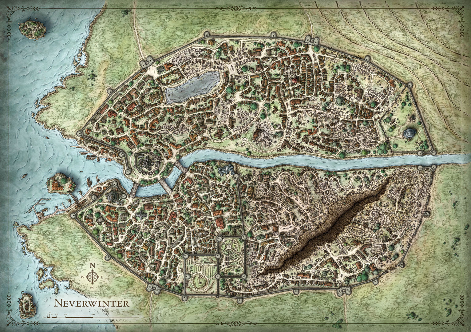 The D&D city, Neverwinter.