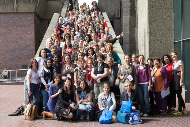File:WikiWomen's Lunch, Wikimania 2014.jpg