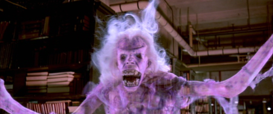 scary library ghost ghostbusters