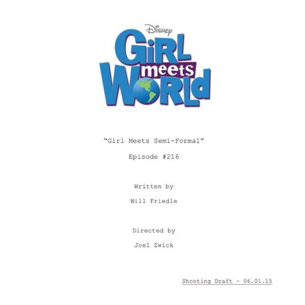 girl meets belief script Girl meets world (2014) episode scripts - springfield springfield tv show episode scripts ss is dedicated to the simpsons and host to thousands of free tv show episode scripts and screencaps, cartoon framegrabs and movie scripts. girl meets belief script Girl meets world (2014) episode scripts - springfield springfield tv show episode scripts ss is dedicated to the simpsons and host to thousands of free tv show episode scripts and screencaps, cartoon framegrabs and movie scripts.