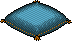 Pillow blued