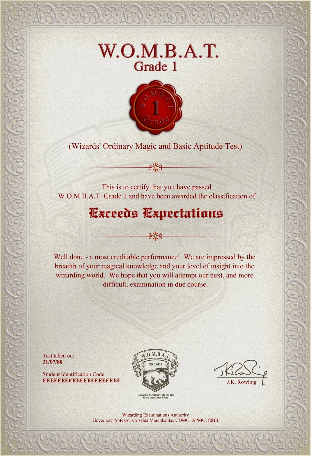 Exceeds Expectations Harry Potter Wiki FANDOM powered by Wikia