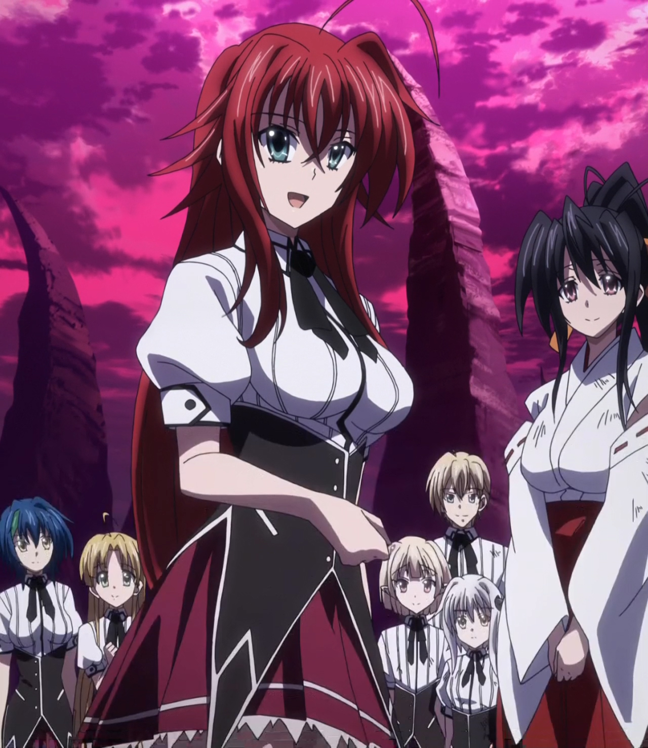 Высшая школа DXD мультсериал