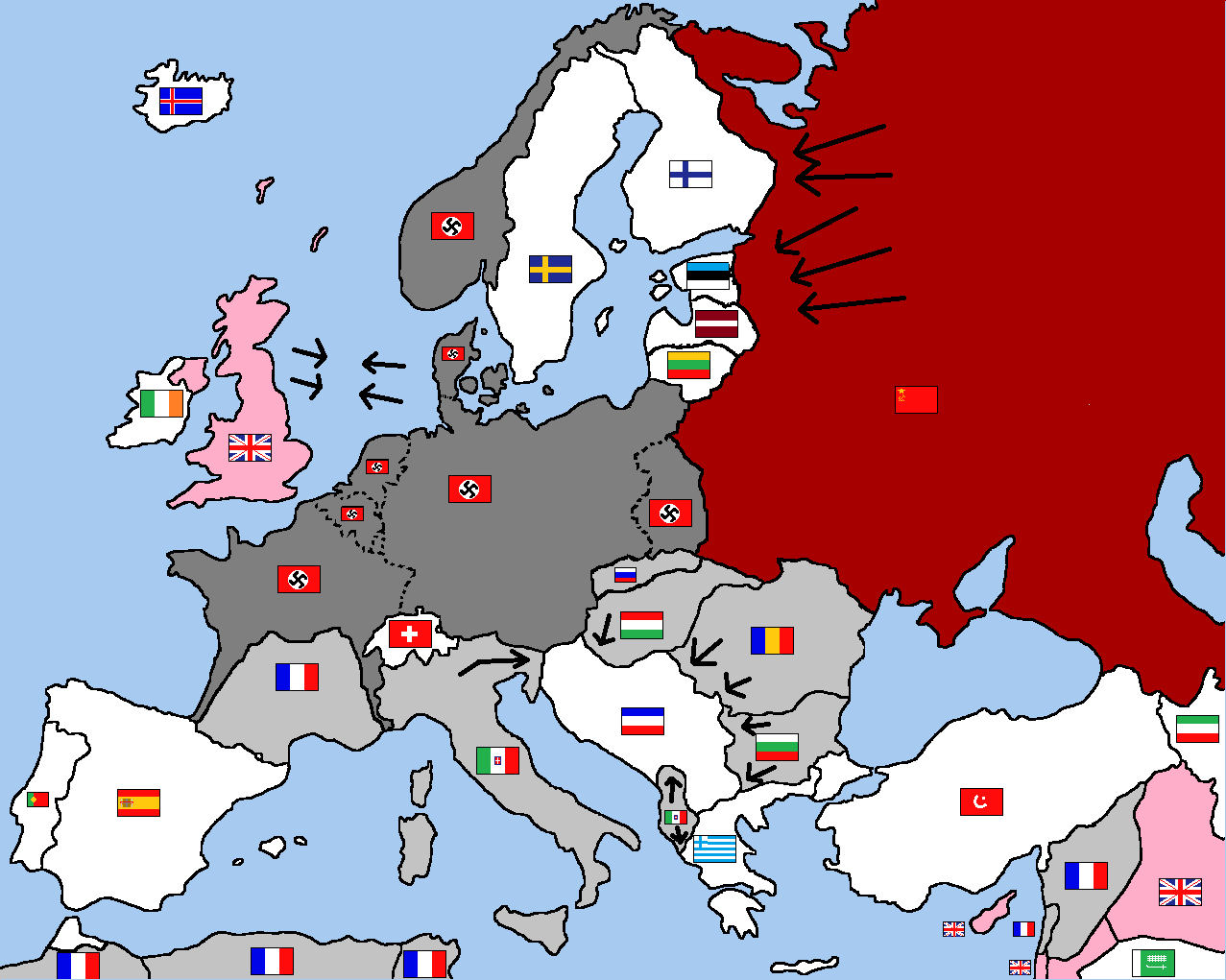 Image - 04 Blitzkrieg all across europe.png | Hitler Parody Wiki