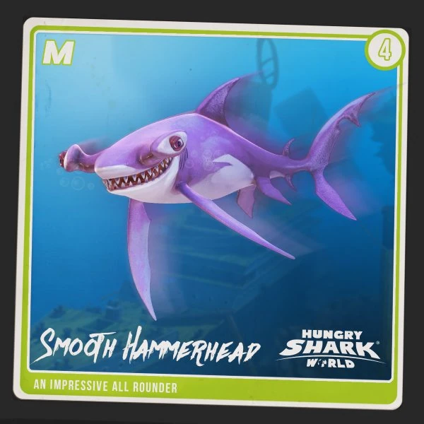 Smooth Hammerhead Hungry Shark Wiki FANDOM powered by Wikia