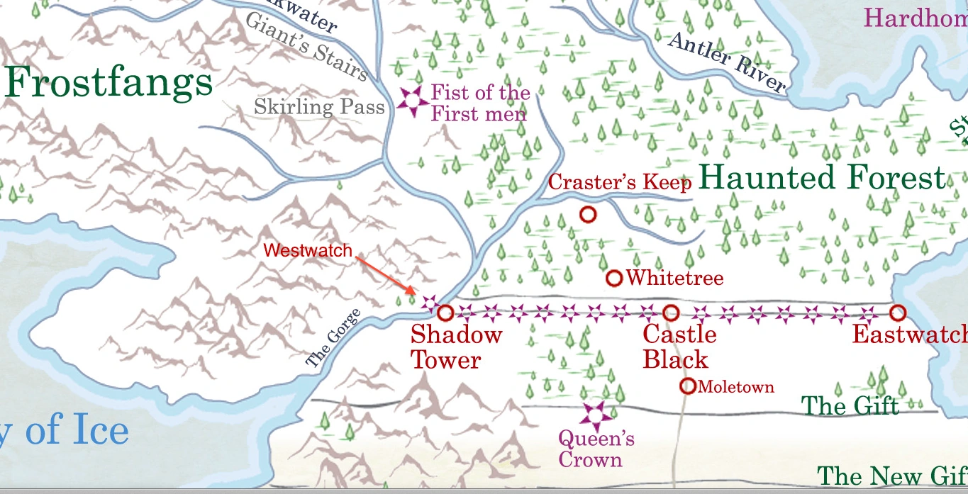 Image Gameofthrones wall map.png A Song of Ice and Fire Wiki