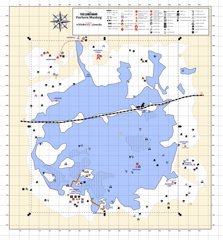 Image Forlorn Muskeg map by whiteberrytoarda.jpg The Long Dark