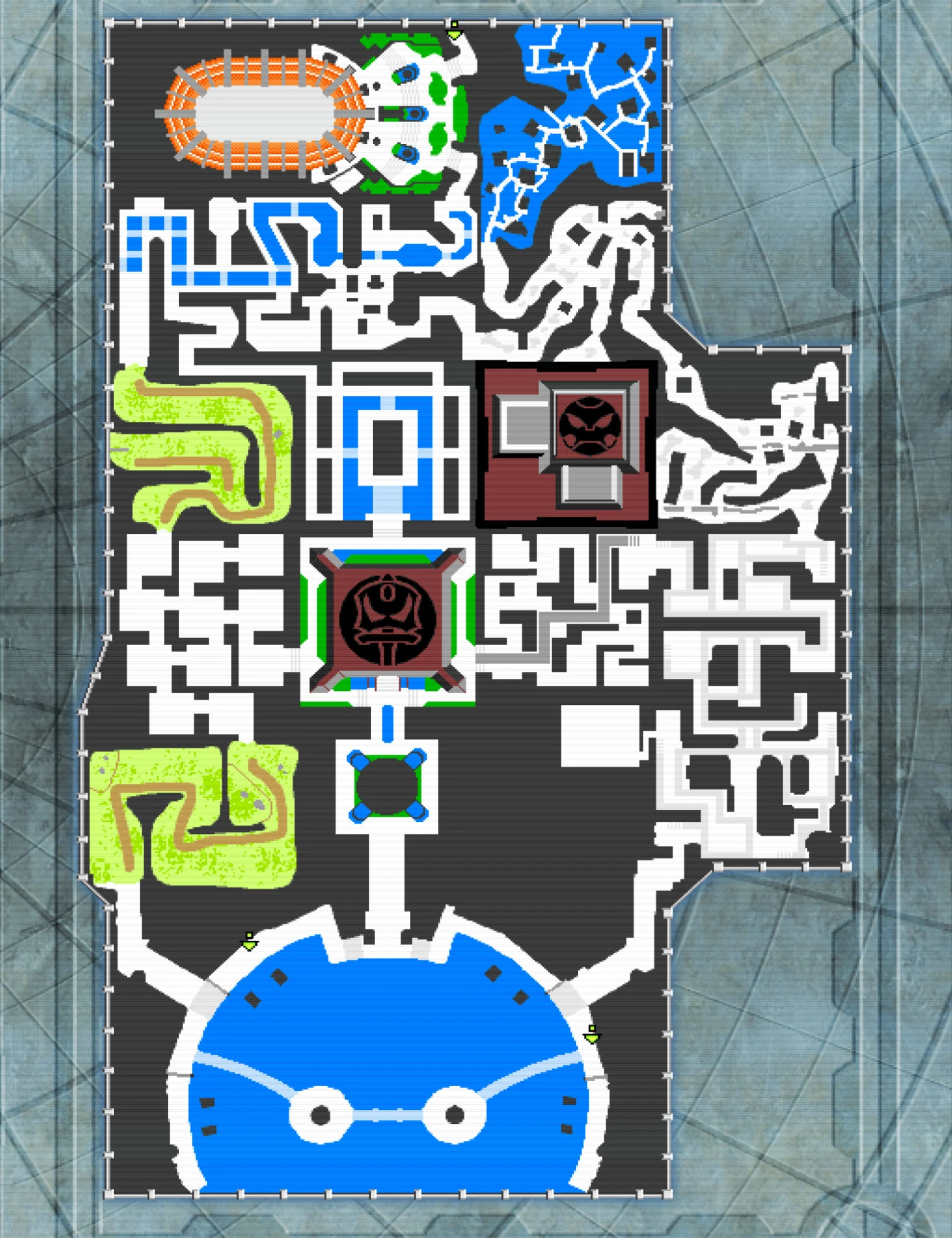 Image - Haven City map from Jak II.jpg | Jak and Daxter Wiki | FANDOM