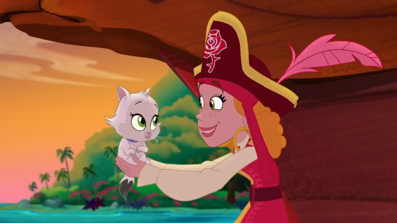 Image Red Jessica holding Rosie.png Jake and the Never Land Pirates