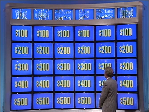 Image - Jeopardy! 1991-1996 game board.png | Jeopardy! History Wiki