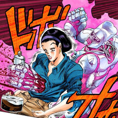 crazy diamond higashikata tomoko josuke jojo jjba mom bizarre adventure mother wikia chest through yasuho
