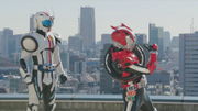 Drive Ep. 20 Carranger pose