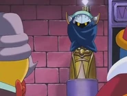Meta knight on statue