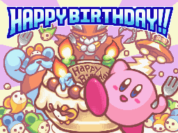 Kirby Squeak Squad Birthday