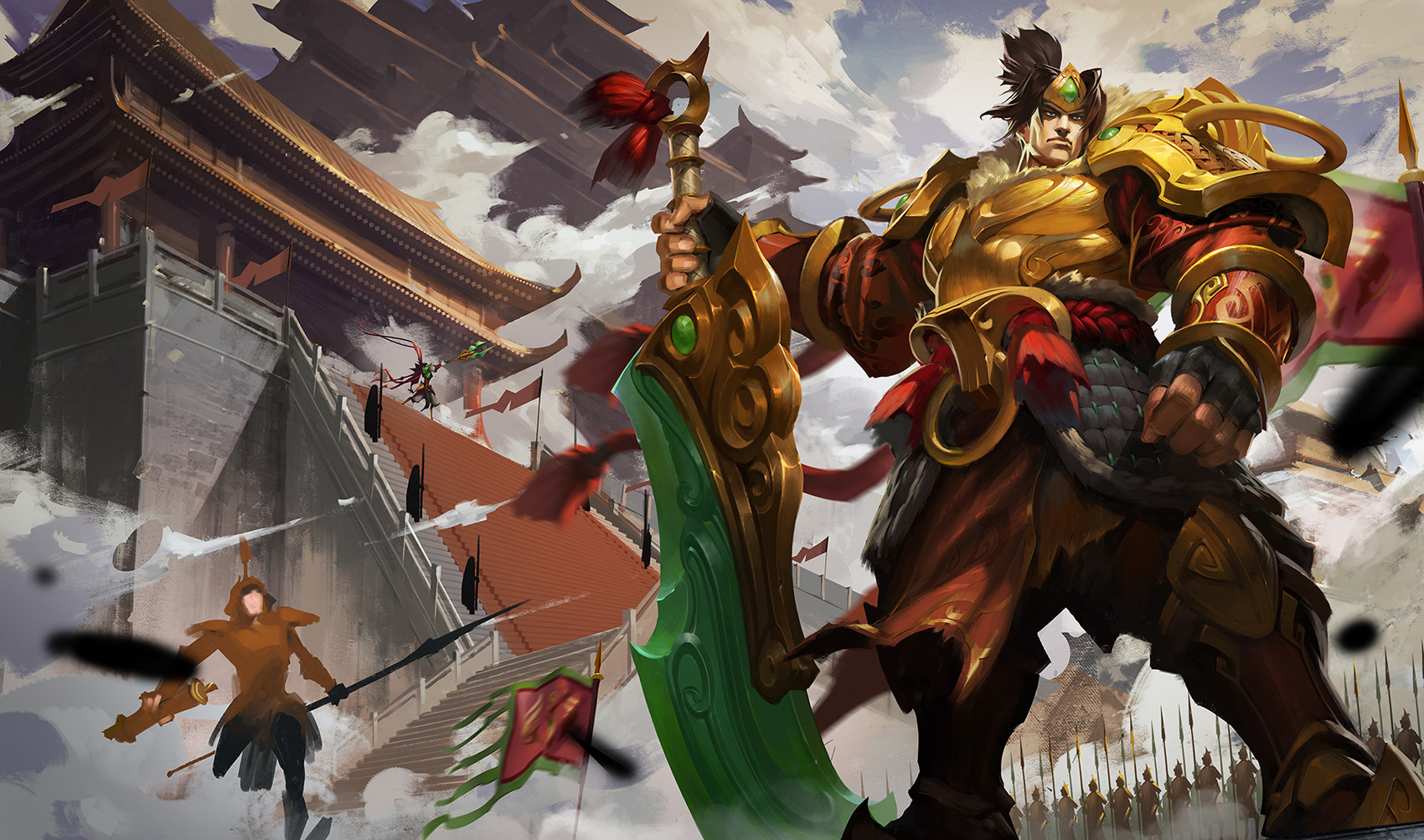 Image - Garen WarringKingdoms splash concept 02.jpg | League of Legends