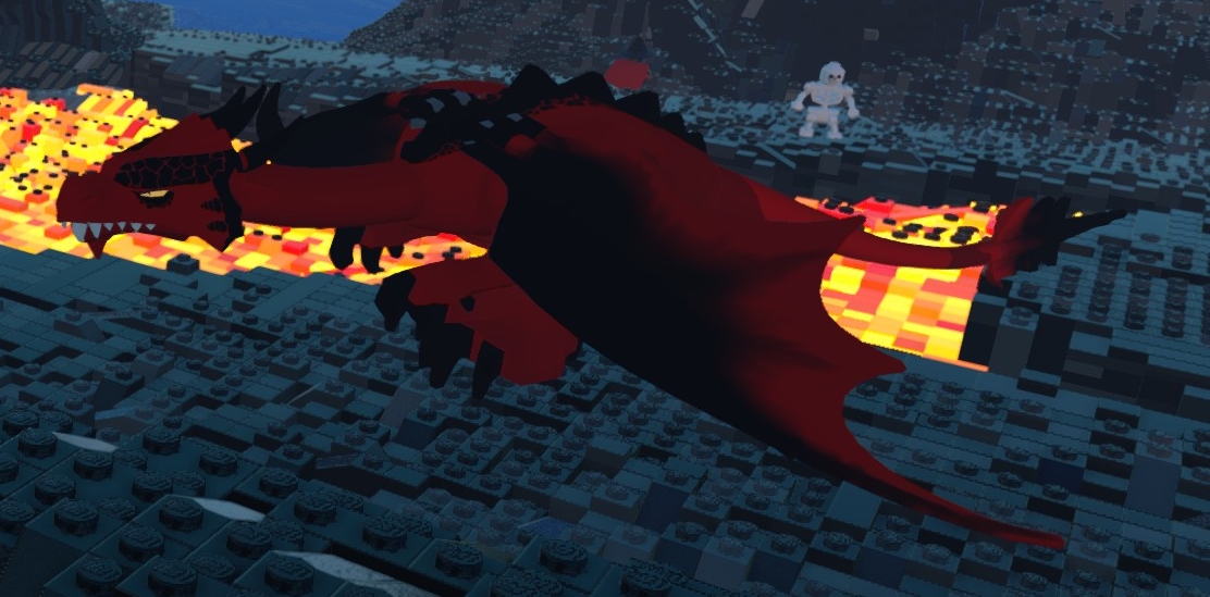 how to get snow dragon in lego worlds