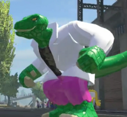 lego the amazing spider man lizard