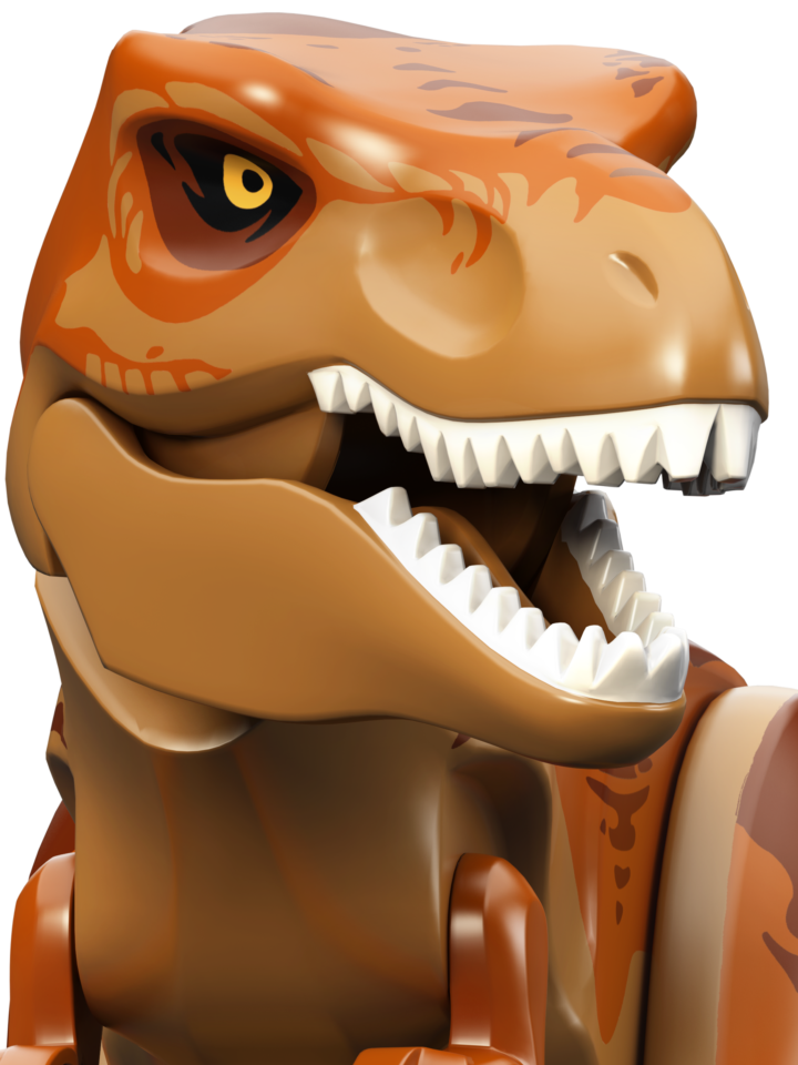 lego jurassic world t rex amber