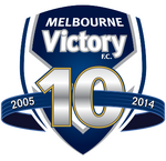 Melbourne Victory logo (10th anniversary)