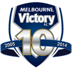 Melbourne Victory logo (10th anniversary)