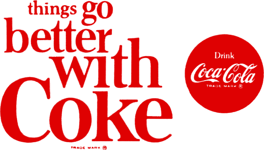 Image Things Go Better With Coke slogan 1965.png Logopedia FANDOM