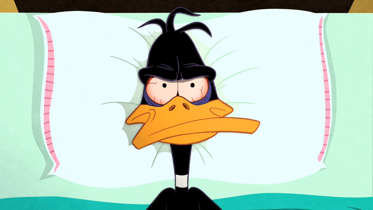 Image result for daffy duck sleeping
