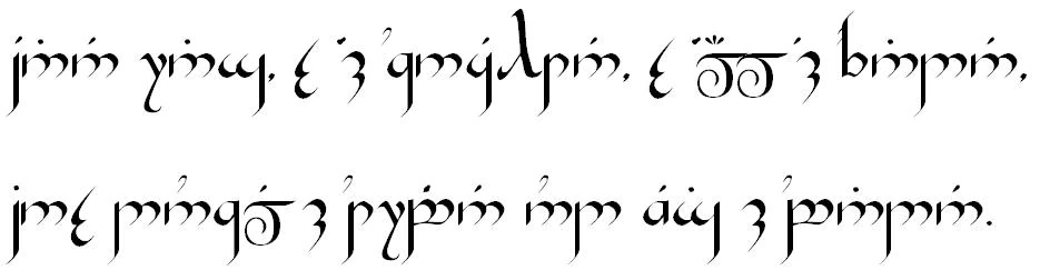 Inschrift Herr Der Ringe Ring