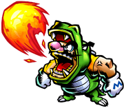 Dragon Wario Artwork (Wario Master of Disguise)