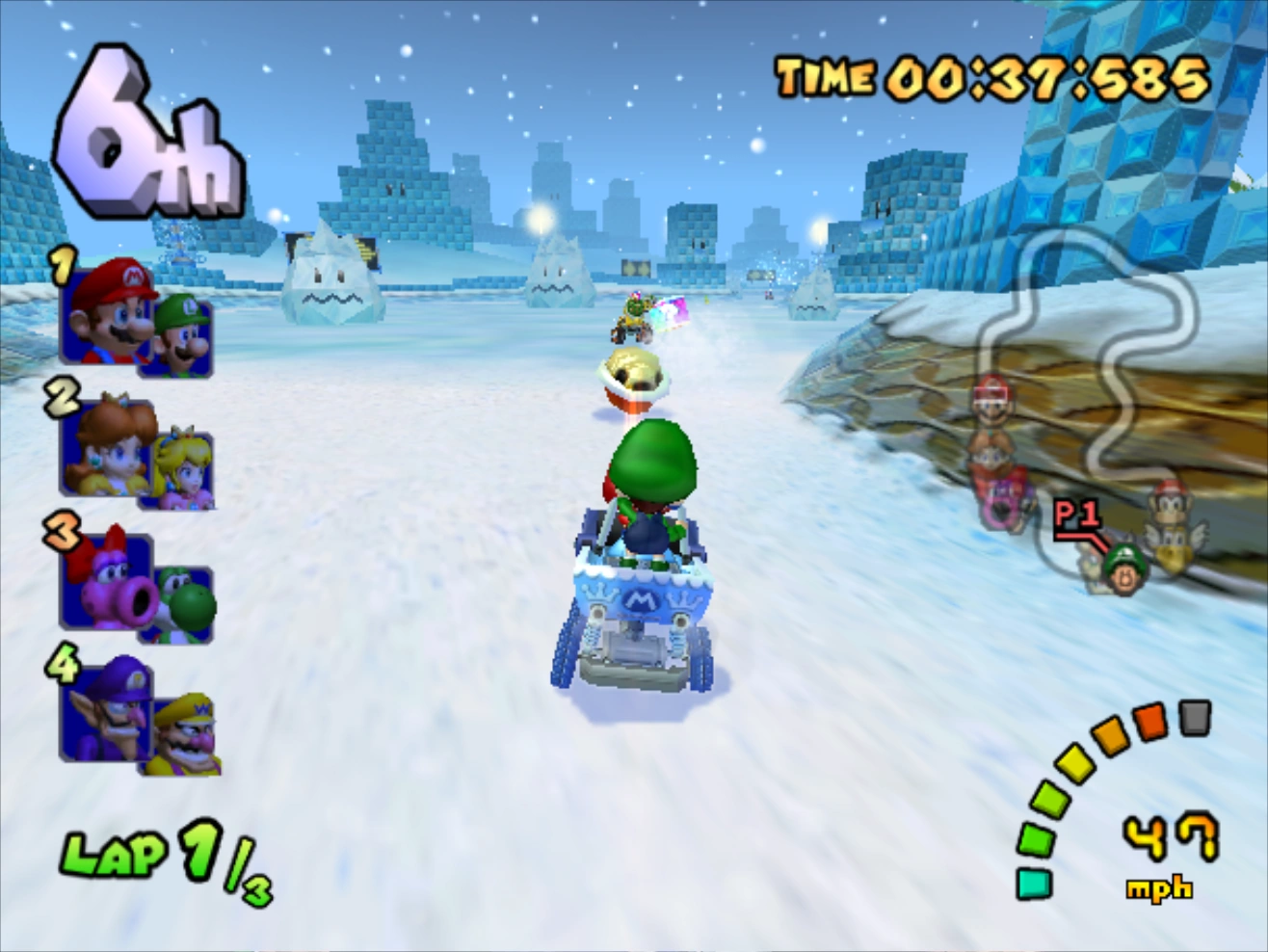 Mario Kart 64 Sherbet Land