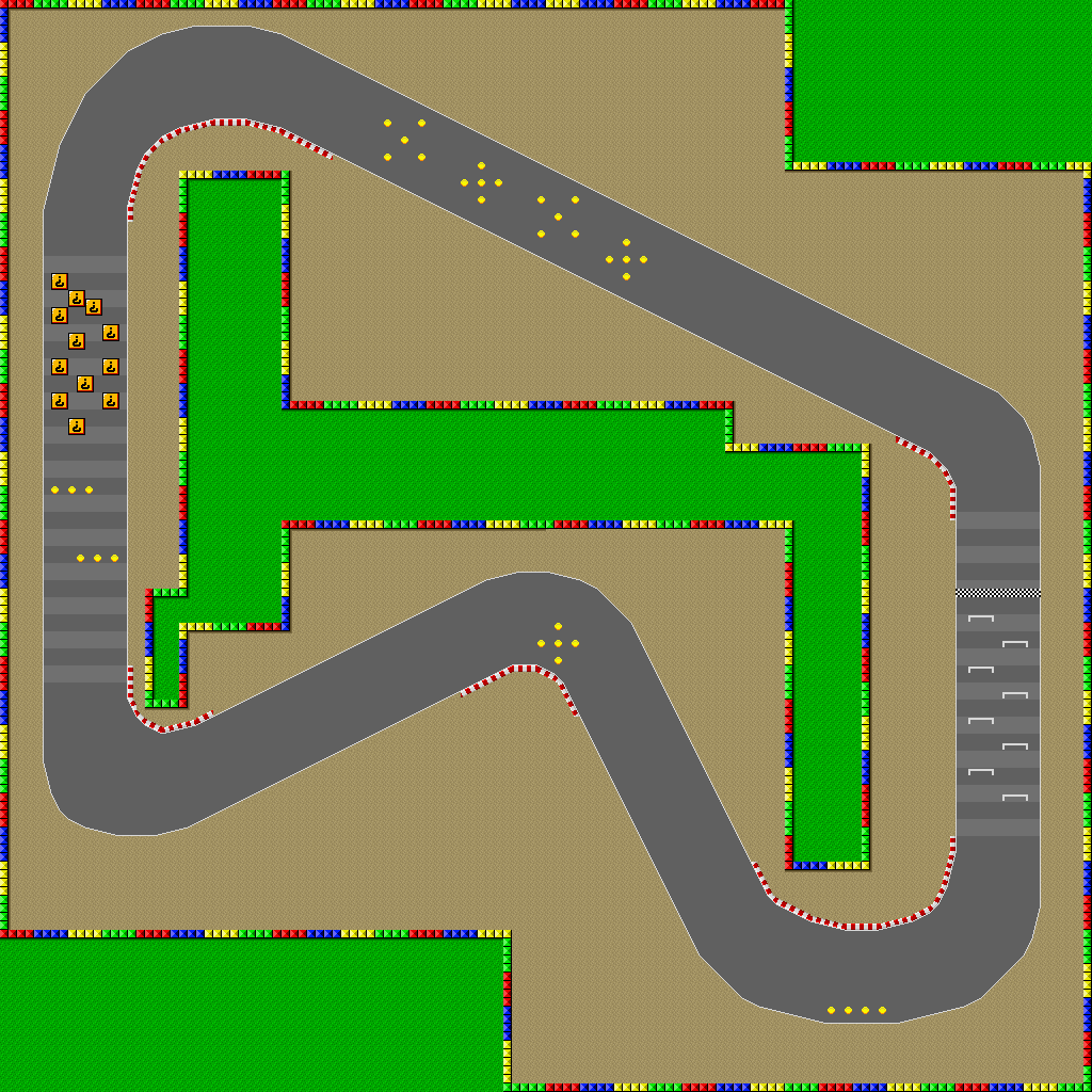 Image - SNES Mario Circuit 1 map.png | Mario Kart Racing Wiki | Fandom