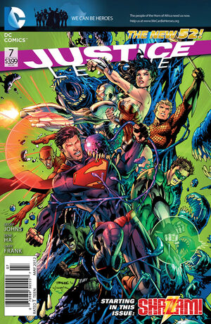 Cover for Justice League #7 (2012)