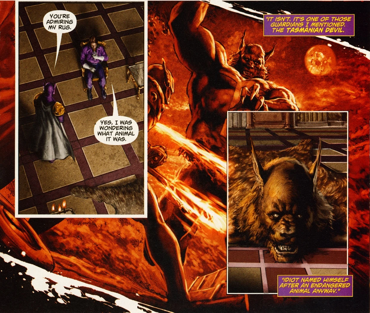 Image - Death of Tasmanian Devil.jpg | DC Database | FANDOM powered by