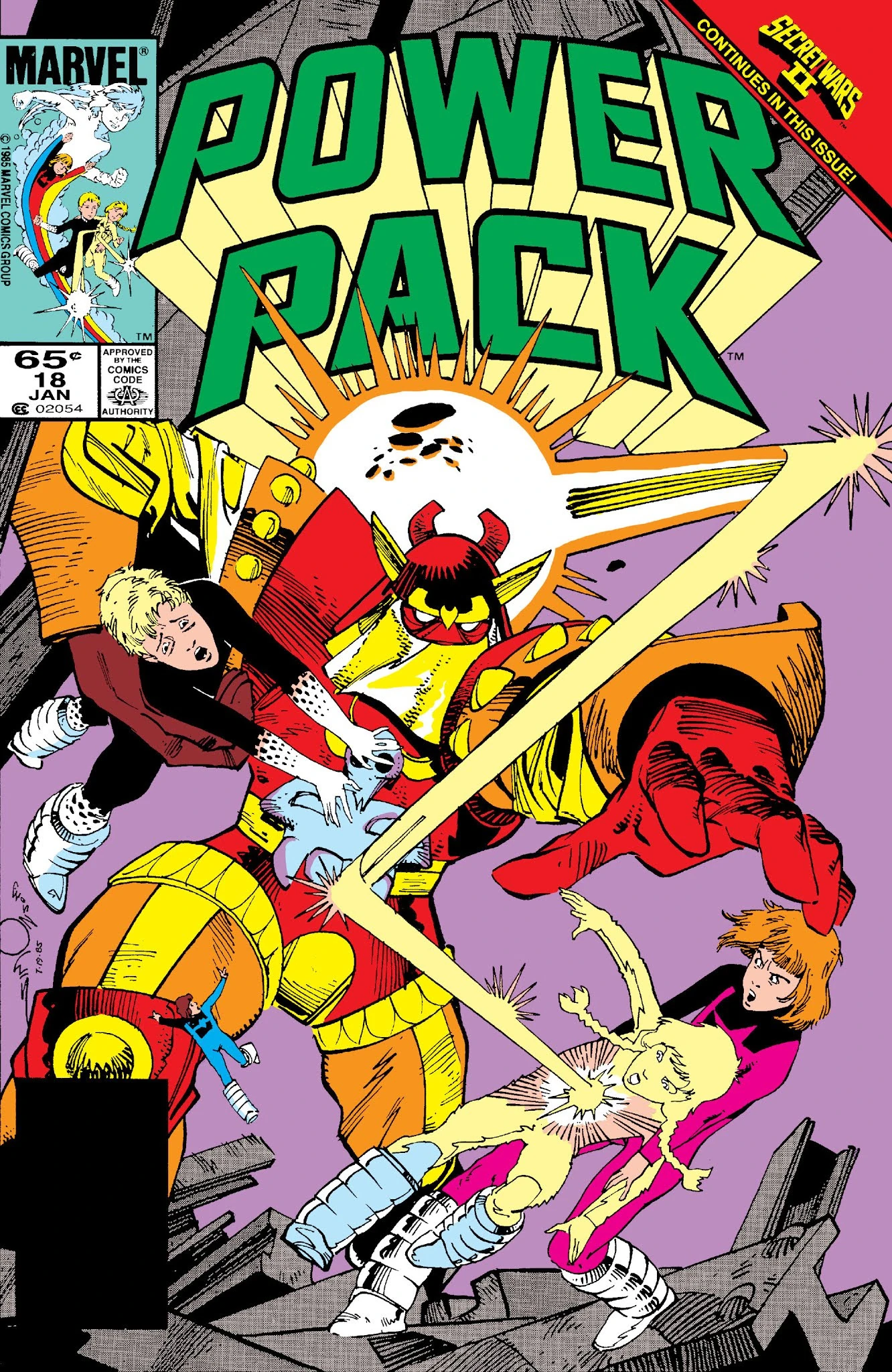 Power Pack Vol 1 18 Marvel Database Fandom powered by Wikia