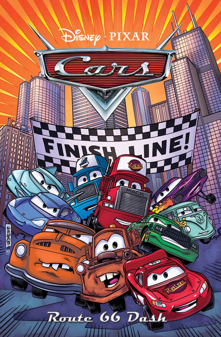 pixar cars route 66