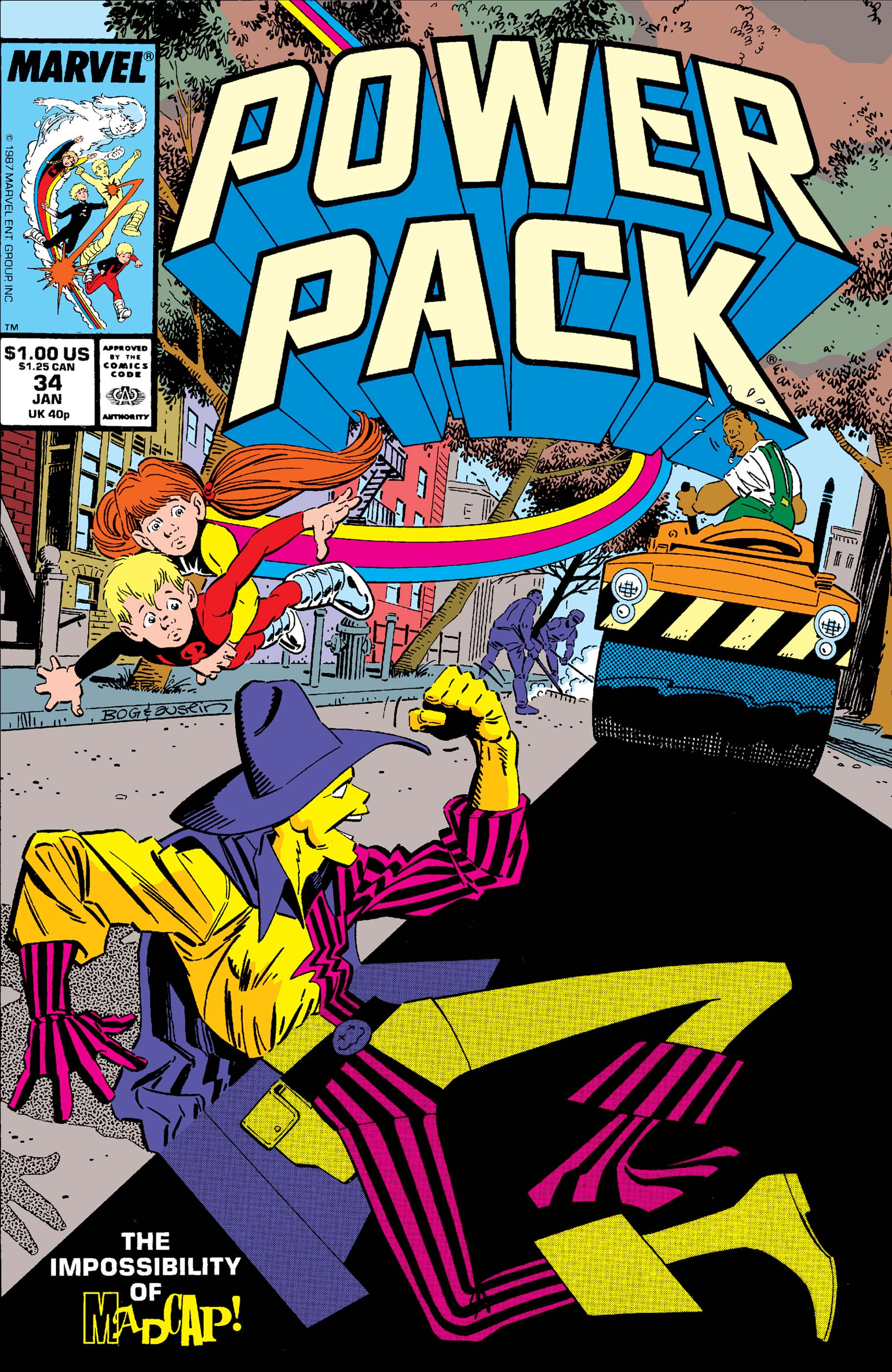 Power Pack Vol 1 34 Marvel Database Fandom Powered By Wikia 