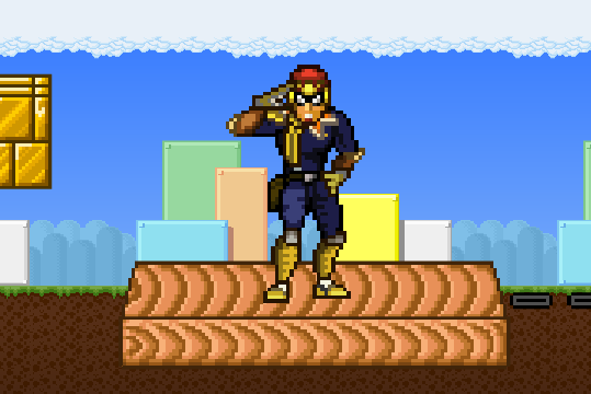 captain falcon 16 bit palette swap