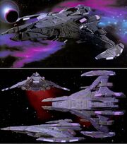 Jem'Hadar battleship CGI model