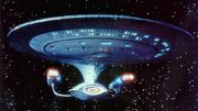 USS Enterprise presenting itself to the world