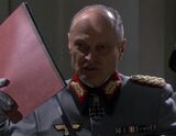 German General with Hitler report