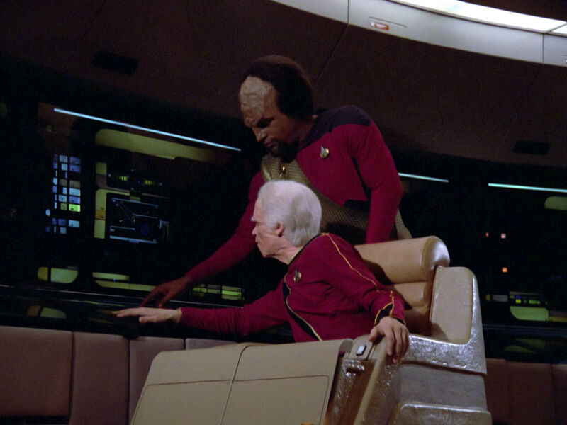 Worf And Mark Jameson