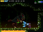 AM2R Omega Metroid Battle