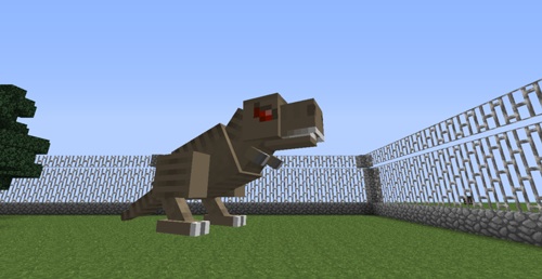 minecraft t rex fossil