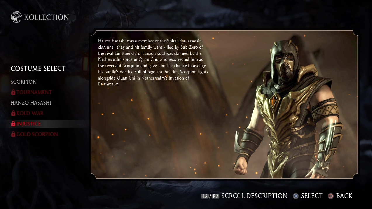 Image MKX Scorpion Alternate Injustice Costume.png Mortal Kombat