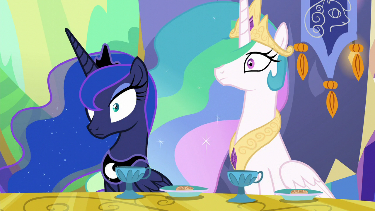 Image Princess Celestia and Princess Luna are shocked S6E5.png My Little Pony Friendship is