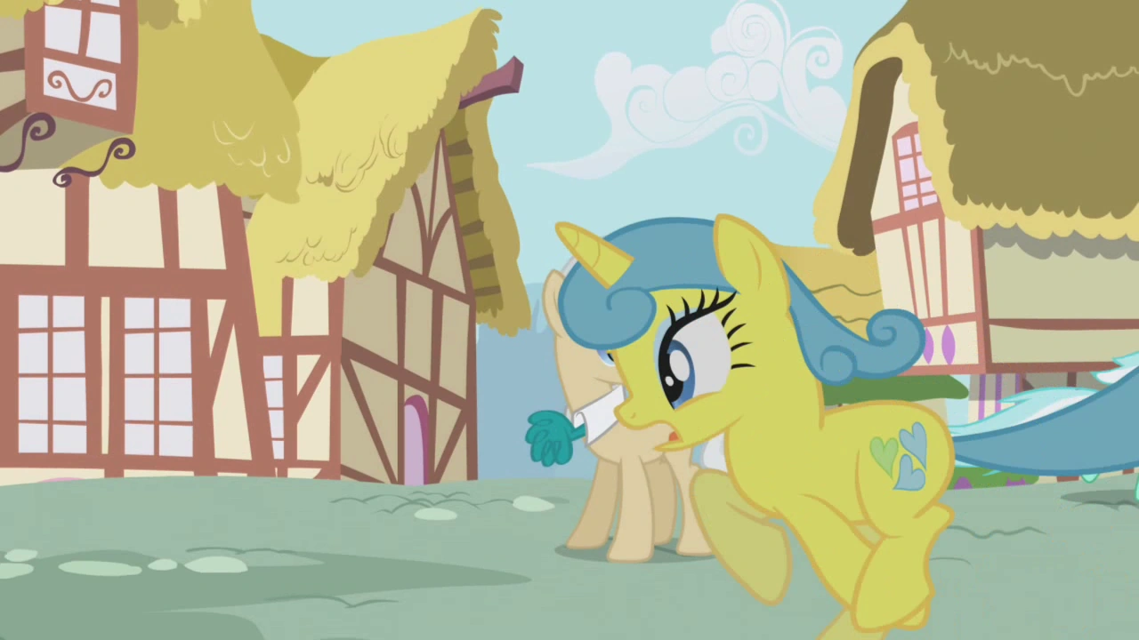 Image Lemon Hearts running S1E4.png My Little Pony Friendship is