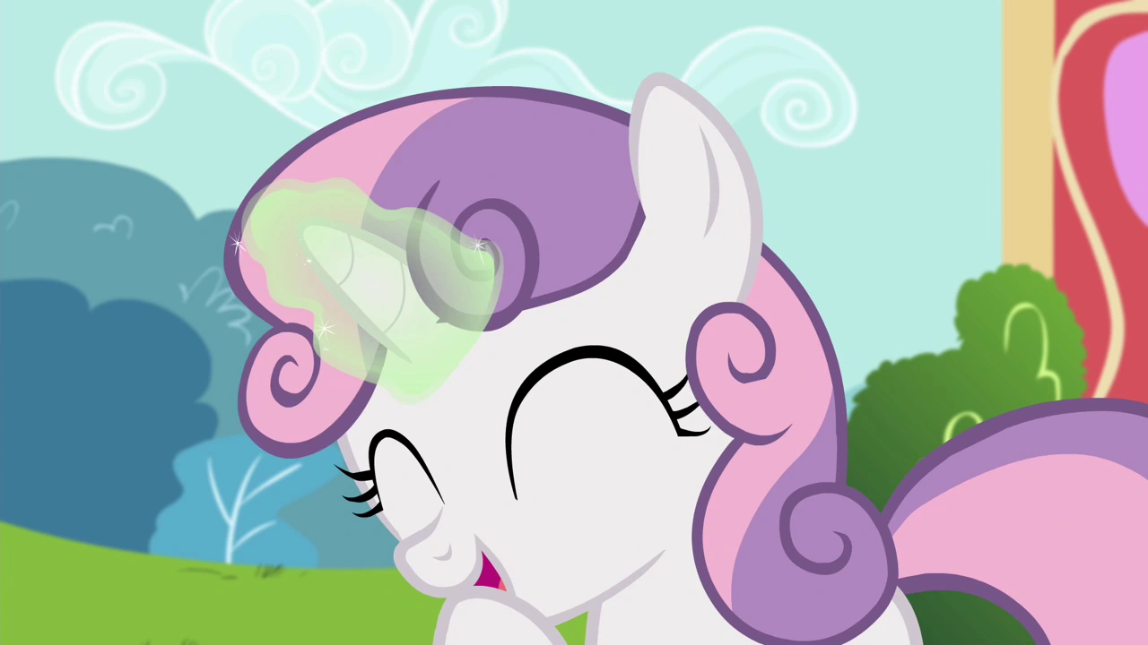 Image - Sweetie Belle giggling S4E15.png | My Little Pony Friendship is