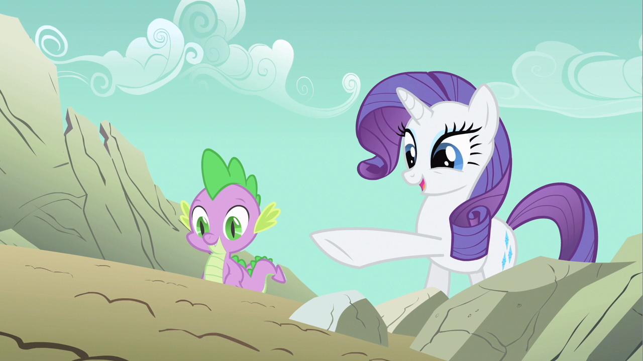 Image - Rarity Yes Spike S1E19.png | My Little Pony Friendship Is Magic ...